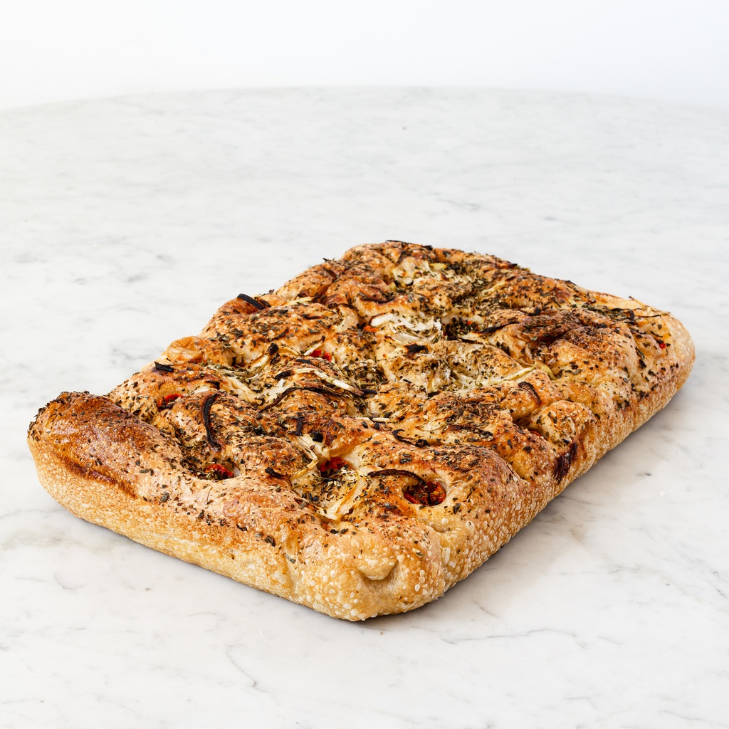Focaccia Tomate e Cebola