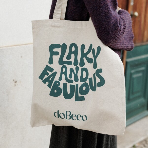 Tote Bag Flaky and Fabulous